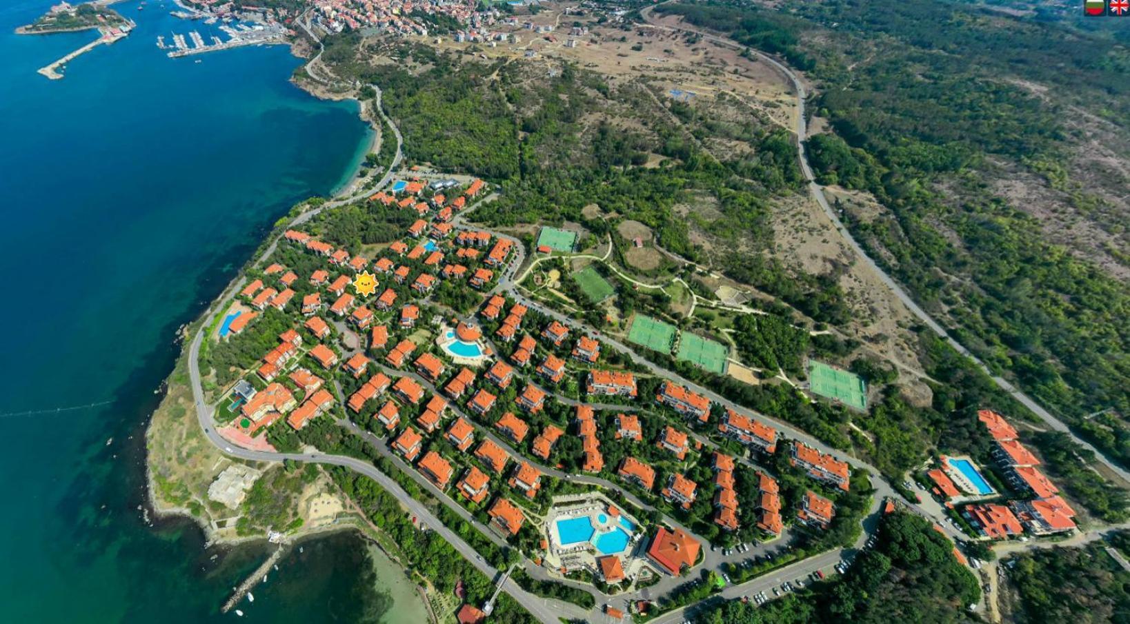 Aj Apartment 1 With Pool View, Santa Marina Holiday Village, Sozopol Luaran gambar